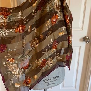 Adrienne Vittadini Square Silk Scarf